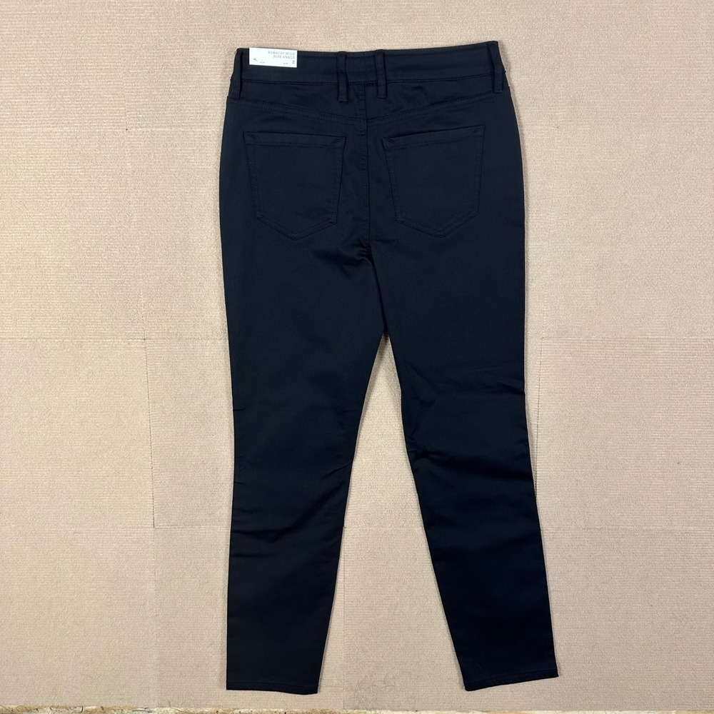 Tommy Bahama Boracay Pants NWT Women 2 (27x28) Black High Rise Ankle $128 - Picture 4 of 13